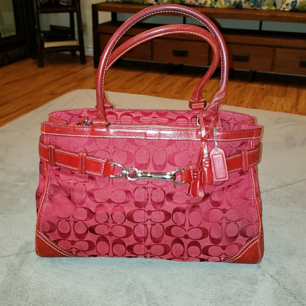 Coach Special Color Edition Large Satchel.